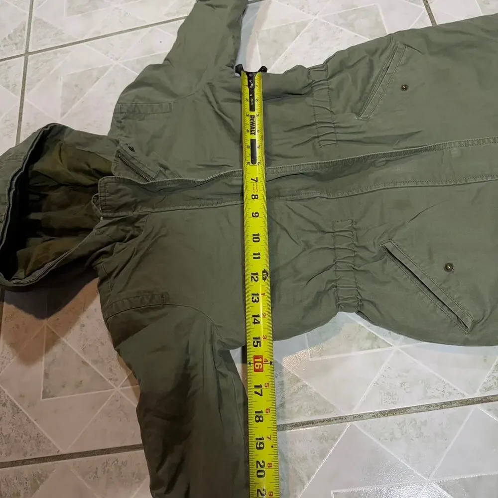 Gap‎ kids green hooded coat